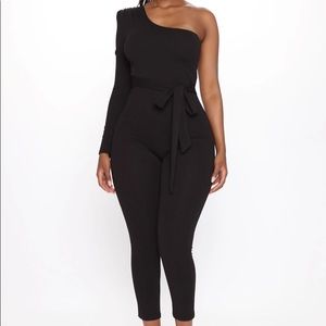 ⚡️Black Tied Up Lies Jumpsuit